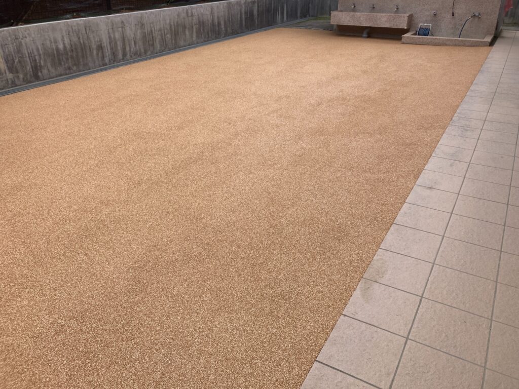 ゴムチップ施工後